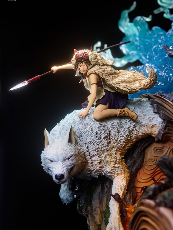 Zuoban Studio 1997 Museum Series Princess Mononoke Statue